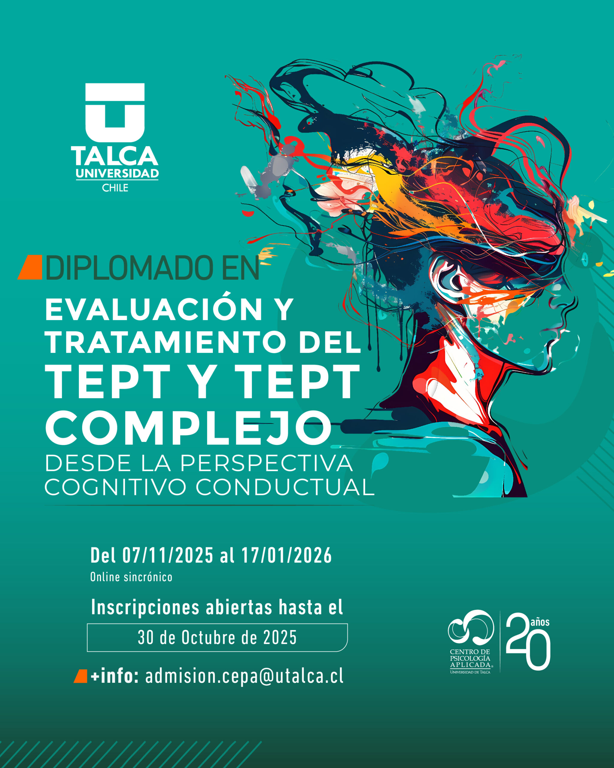 Diplomado Evaluación y Tratamiento del TEPT y TEPT Complejo - Utalca