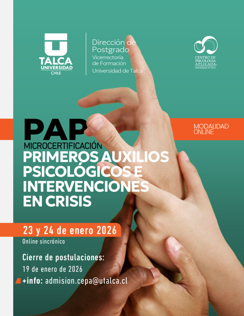 Microcertificación Primeros Auxilios Psicologicos e Intervenciones en Crisis - UTalca