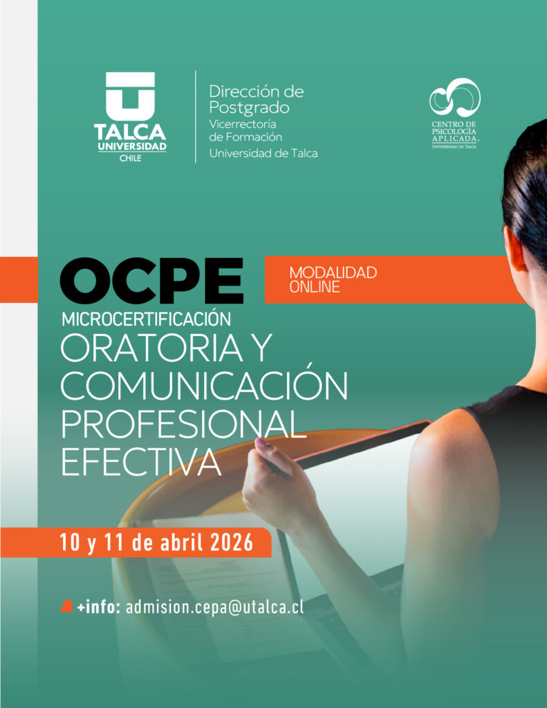Microcertificación Oratoria y Comunicación Profesional Efectiva - Utalca