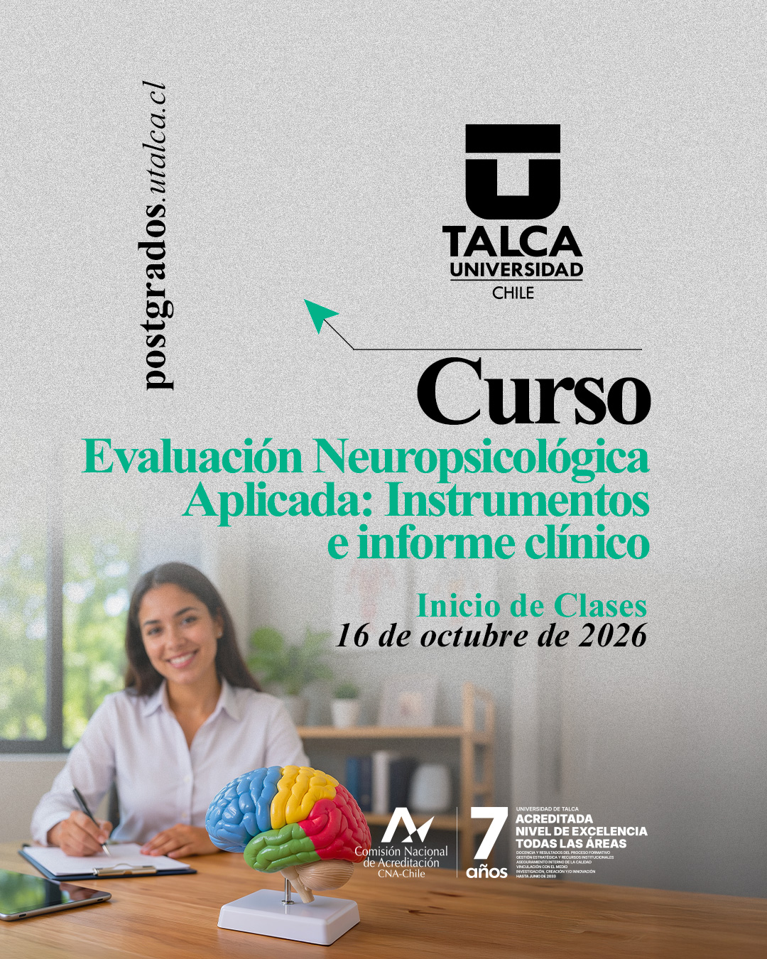 Curso Evaluación Neuropsicológica aplicada instrumentos e informe clínico